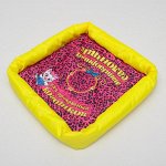 Лежанка с бортом &quot;Маникюрный салончик&quot;, 42 х 42 х 5 см, микс цветов