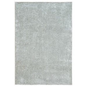 VONGE ВОНГЕ Ковер, длинный ворс, светло-серый133x195 см