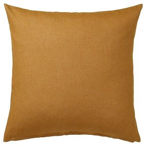 VIGDIS ВИГДИС Чехол на подушку, темный золотисто-коричневый50x50 см