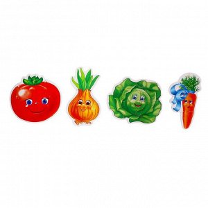 Мягкие пазлы «Овощи», 4 элемента
