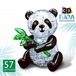 Пазл 3D "Панда", 57 детелей , в ПАКЕТЕ
