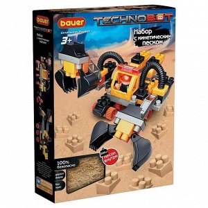 Конструктор Technobot, цвет: желтый, серый, черный, с кинетическим песком