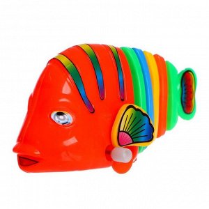 Игрушка заводная «Рыбка», цвета МИКС