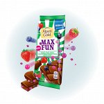 Шоколад АГ МФан фрук-ягод кус со вкус клуб\мал\чер\черн смор, с шипуч рис 140гр