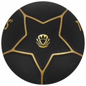 Баскетбольный мяч TORRES Star, B32317, клееный, 7 панелей, р. 7, PU, бутиловая камера