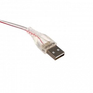 Светодиодная лента для растений Luazon Lighting, 2м, 60SMD5050/м, 14Вт/м, IP65, от USB 5V