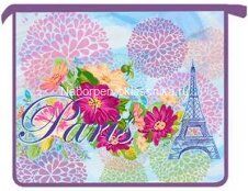 Папка для тетрадей А5 "Цветы Парижа"