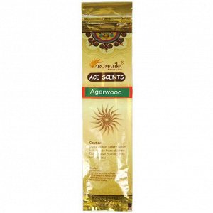 Aromatika AceScent Masala благовония Agarwood АГАРВУД, 20 палочек в уп