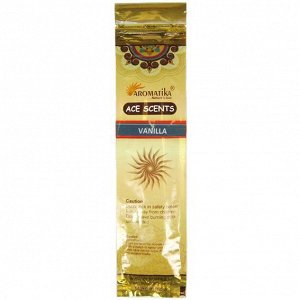 Aromatika AceScent Masala благовония Vanilla ВАНИЛЬ, 20 палочек в уп