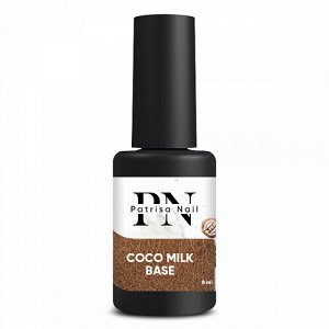 Coco milk -каучуковая база для гель-лака, белая, полупрозрачная