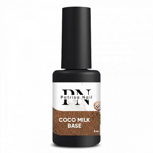 Patrisa Nail Coco milk -каучуковая база для гель-лака, белая, полупрозрачная