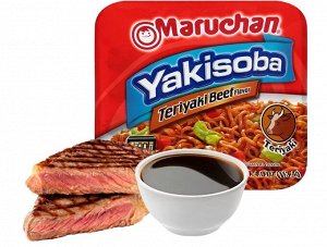 Лапша быстрого приготовления Маручан Якисоба, говядина с соусом терияки - 113.4g