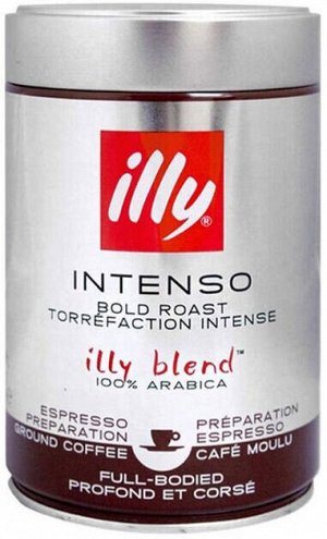 Кофе Illy Intenso молотый, темной обжарки, 250г