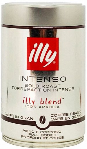 Кофе Illy Intenso в зернах, темной обжарки, 250 г