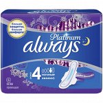 Прокладки ОЛВЕЙС / ALWAYS Ультра Platinum НАЙТ 6шт (размер 4)