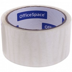 Лента клейкая (скотч) 48 мм х 40 м, 40мкм прозрачный, OfficeSpace