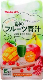 YAKULT Morning Fruit Aojiru - аодзиру в стиках