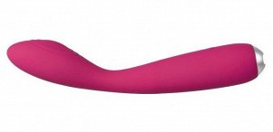 Ярко-розовый G-стимулятор IRIS Clitoral & G-spot Vibrator - 18 см.