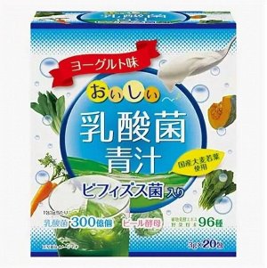 005623 "Yuwa" Концентрат для приготовления безалкогольных напитков "Аодзиру со вкусом йогурта" (3гр.*20шт.)