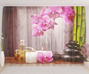 Фототюль Ароматные орхидеи