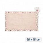 Донышко для вязания / Прямоугольник / 25*15 см
