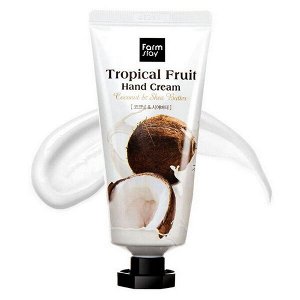 Крем для рук с маслом ши и кокосом FarmStay Tropical Fruit Coconut & Shea Butter Hand Cream, 50мл