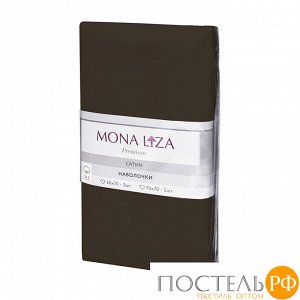 504104/32 Комплект наволочек 70*70 Mona Liza сатин chocolate
