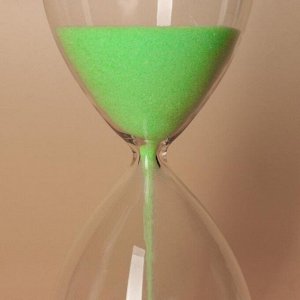 Часы песочные, флуоресцентный песок, 6.5 х 16 см