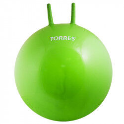 Мяч-попрыгун  TORRES с ручками и насосом зеленый 65 см    ПВХ