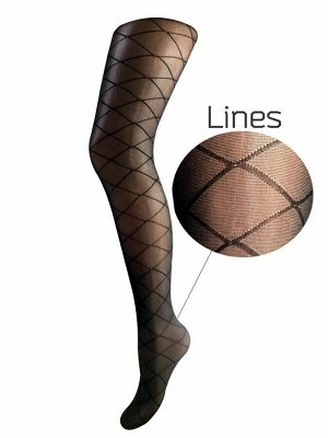 Колготки Женские Cinema-by-opium Fashion Line Lines 40 nero
