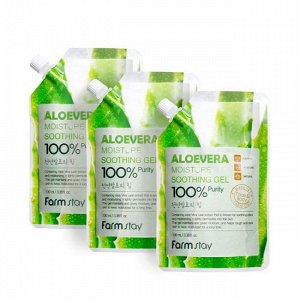 Гель для лица и тела FarmStay Moisture Soothing Gel Aloe Vera, 100мл