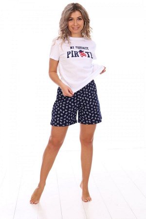 Пижама женская Пират(шорты) распродажа
