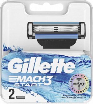 GILLETTE® MACH3 Start Сменные кассеты для бритья 2шт