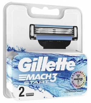 GILLETTE® MACH3 Start Сменные кассеты для бритья 2шт