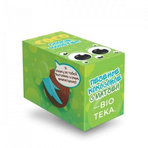 BIOTEKA Печенье кокосовое СOCO COOKIE MONSTER с матчей, 150 г