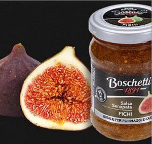 Горчица фруктовая соус для сыров ИНЖИР ТМ "Boschetti " 120 гр.