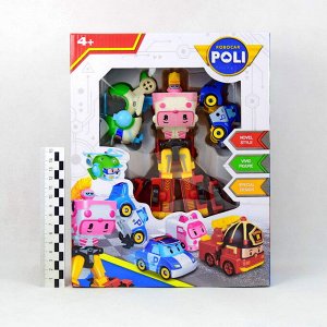 Трансформер набор Robocar Hero Poli New 4in1 (№5238)