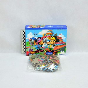 Пазлы 100 деталей Mickey Mouse (Микки)(в коробке)(размер 40*27см)(№ES305)