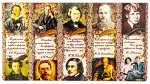 Набор магнитных закладок &quot;Писатели&quot;
