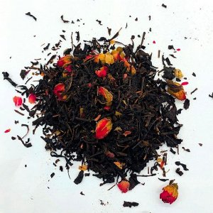 Чёрный чай с розой 100 гр