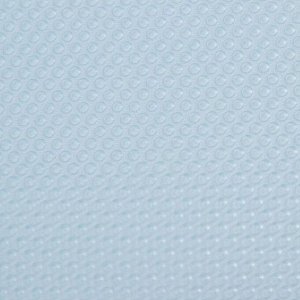 Коврик противоскользящий Доляна «Круги», 30х150 см, цвет прозрачный голубой