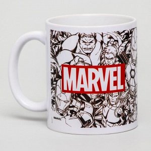 Кружка сублимация, 350 мл «Marvel», Мстители