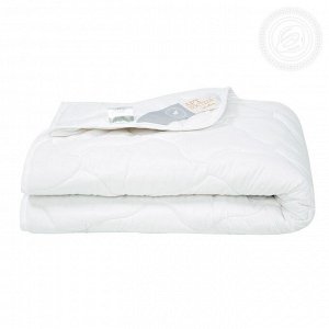 Одеяло облегченное - «Меринос» - овечья шерсть/микрофибра - Soft Collection 1.5 спальное 140*205см