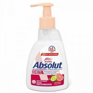 Мыло туалетное жидкое "Absolut" "Deo effect" 0,25л, грейпфру