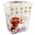 Корзина для белья пластмассовая &quot;Детская мечта&quot; 60л, 47х37х5