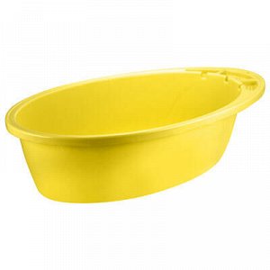Ванна детская пластмассовая 55л, 90х52х24см, желтый (Россия)