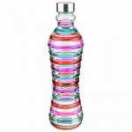 Бутылка стеклянная &quot;Доза цвет&quot; 1л h31см, д/горла 2,8см, винт