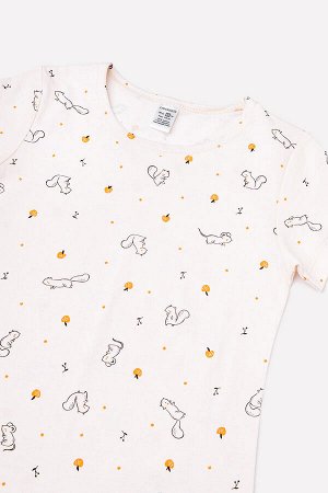 Сорочка для девочки Crockid К 1154 маленькие белочки на сливках