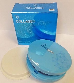 Компакт - пудра с коллагеном Yg Collagen, тон 21, 23, 13, Ю.Корея