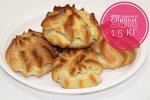 1006 Пирожное ЗАВАРНОЕ сливки со сгущ.  1*1.5 кг